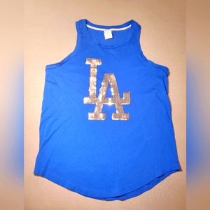 Victoria's Secret PINK LA Dodgers Tank Top Size Medium